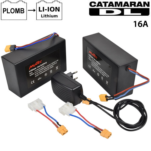 Pack Conversion Anatec Batterie Lithium Catamaran 16Ah