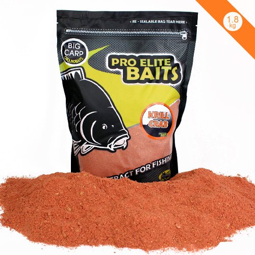 Pro Elite Baits Ground Bait Method Mix Krill & Crab 1.8KG