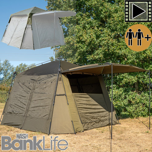 Abri Nash Bank Life Gazebo Plus (Abri + Surtoile Skull Cap)