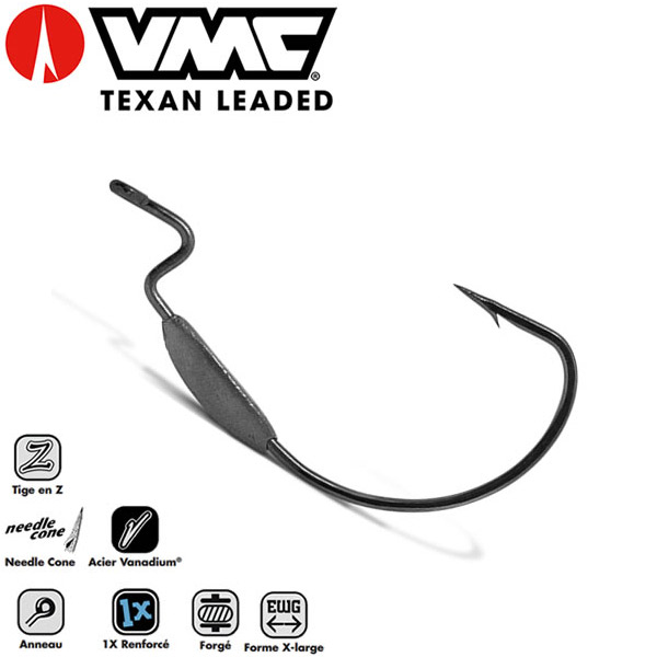 Hameçon Texan VMC 7316LD Texan Leaded