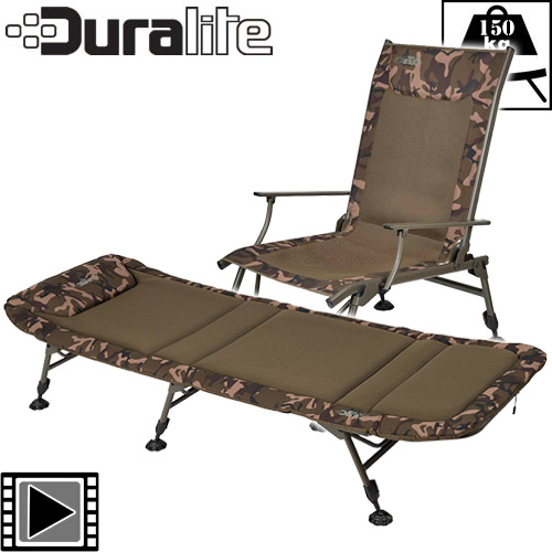 Pack Bed Level Chair Fox Duralite+ Recliner XL Arm
