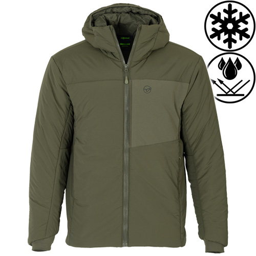 Chaqueta Korda Insulated Hooded Jacket Dark Olive