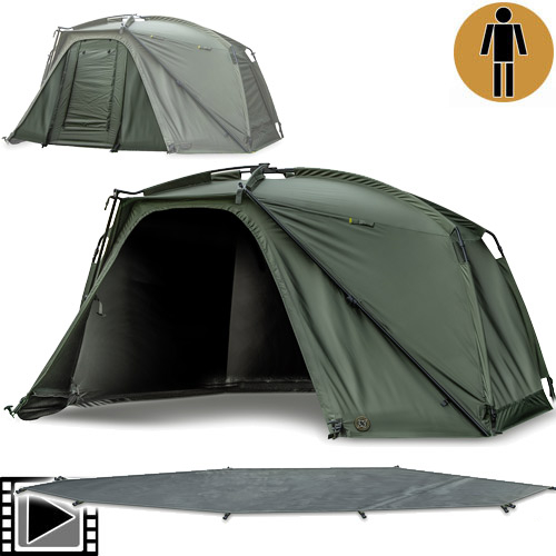 Solar Uni Spider SW Pro 1 man Biwy Full Pack (Biwy + Infill Panel + Groundsheet)