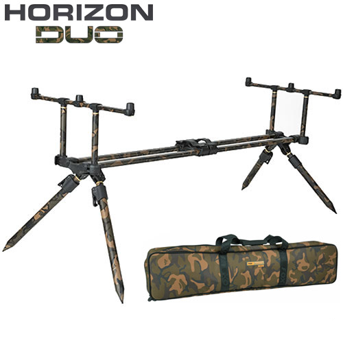 Fox Horizon Duo Camo Rod Pod 3 canne + XL Gambe