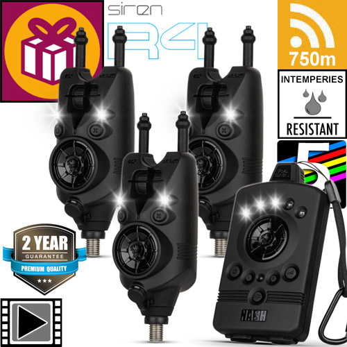 Coffret Nash Centrale 3 Détecteurs Siren R4 + CADEAU 