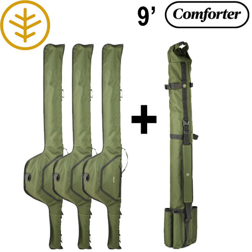 Fourreau Wychwood Comforter Quiver + 3 Housses 9'