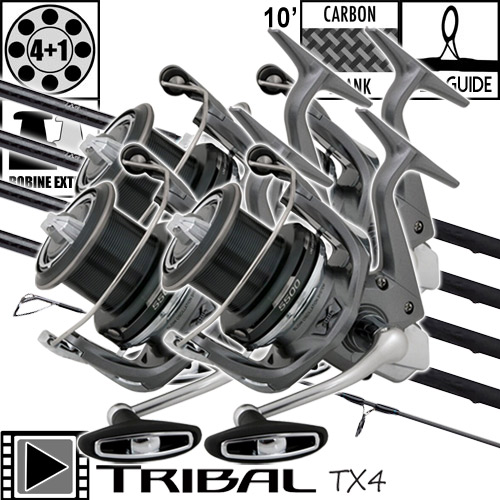 Ensemble Shimano TX-4A Carp 10' 3.25lbs Ultegra 5500 XSD (les 4)