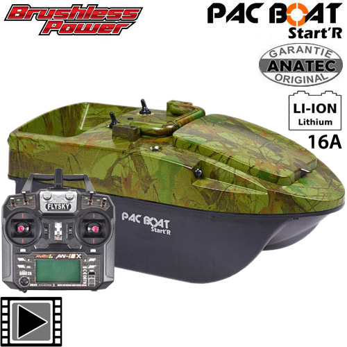 Barco Cebador Anatec Pac Boat Start'R Oak Lithium 16A Brushless AN-i6X
