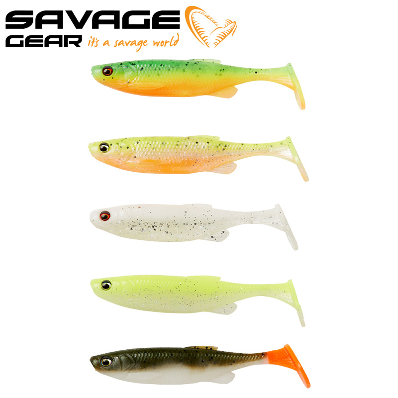 Leurre Savage Gear Fat Minnow T-Tail 10.5cm 11g Dark Water Mix