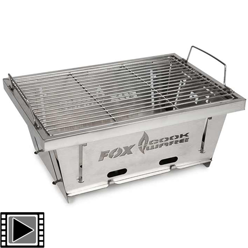 Barbecue à Charbon Fox Cookware Foldable BBQ Inox