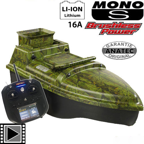 Barco Cebador Anatec Monocoque S Oak Lithium 16A Brushless DE-SR07