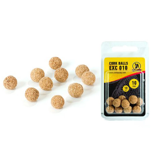 Bolas de Corcho Extra Carp Cork Balls EXC 10mm (x10)