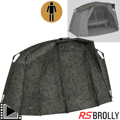 Biwy Trakker Tempest RS Brolly Camo 1 place (Biwy + Skull Cap)
