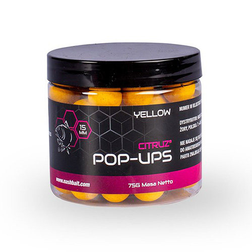 Nash Citruz Pop Ups 15mm 75g Yellow