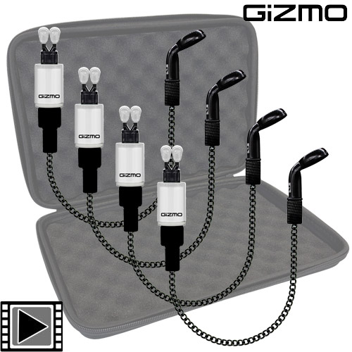 Coffret Sonik 4 Hangers Gizmo Litez Bobbins Blanc
