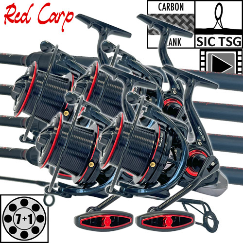 Ccarp Red Carp 10' 9000 Set (x4)