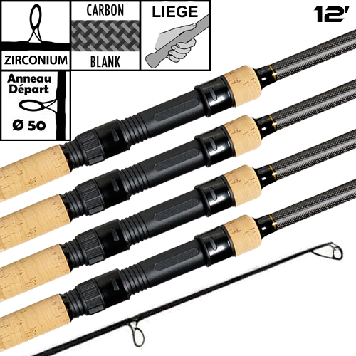 Canne Pro Elite Tatsuki 50mm 12' 3.25lbs Full Cork (les 4)