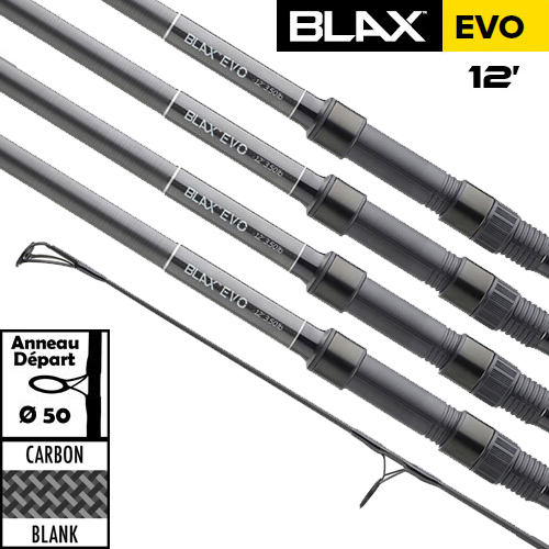 Canne Carp Spirit Blax Evo 50mm 12' 3.5lbs (les 4)