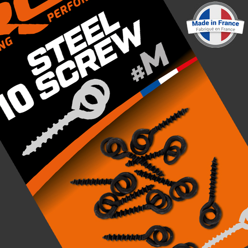 Vis à Appats ROK Steel Bait Screw (par 10)