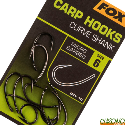 Fox Carp Hooks Curve Shank (x10)