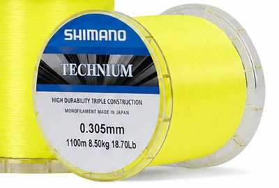 Nylon Shimano Technium Hi Vis Yellow - description 01
