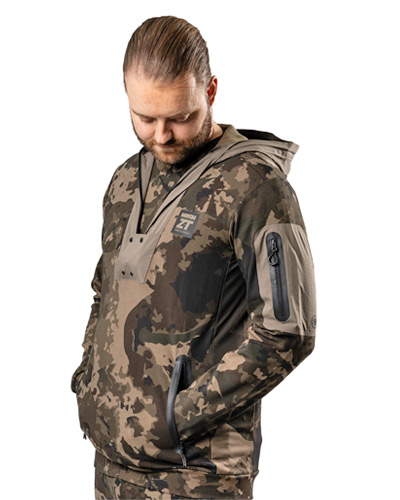 Sweat Nash ZT Lite Luxe Hoodie Camo - description 01