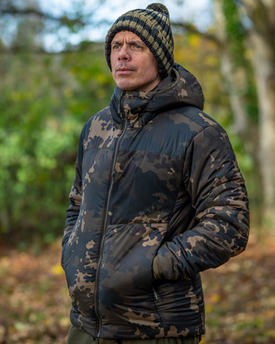 Veste Korda Insulated Hooded Jacket Dark Kamo - description 01