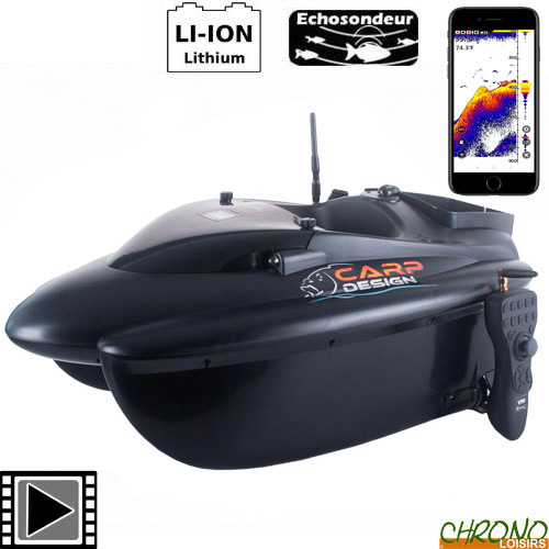 Bateau Amorceur Carp Design New V Echo Chrono Carpe