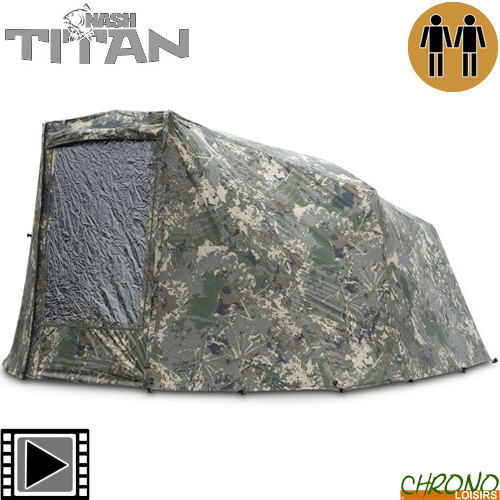 Nash new titan t2 camo pro 2 man overwrap only Chrono Carp