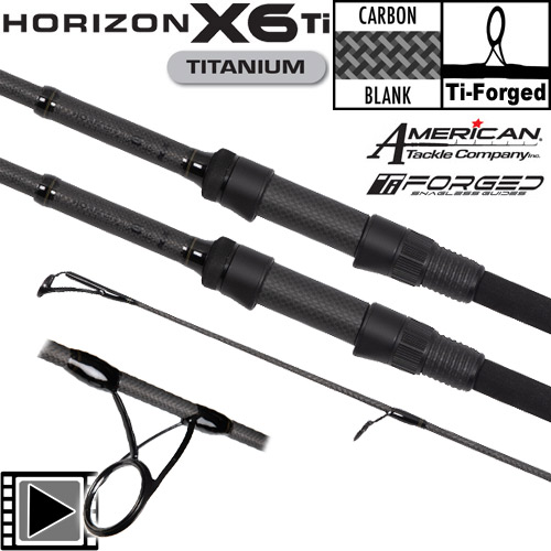 X Hunter Rods Horizon X6 Ti Explorer Rod 8-10' 3.75lbs (x2) | Chronocarp