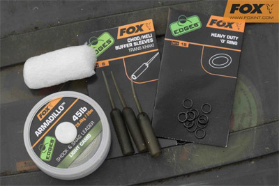 Fox Camo Naked Chod/Heli Buffer Sleeves – 6 Pack – Carp Fishing Line Protection – CAC781