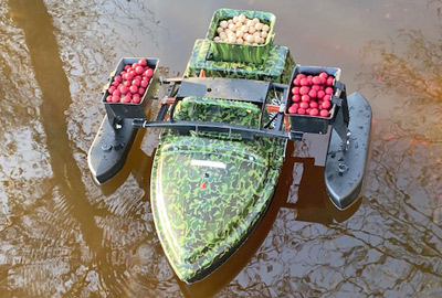 Barco Cebador Anatec Monocoque S Oak Lithium 16A Brushless DE-SR07 + Amorce Plus - description 14