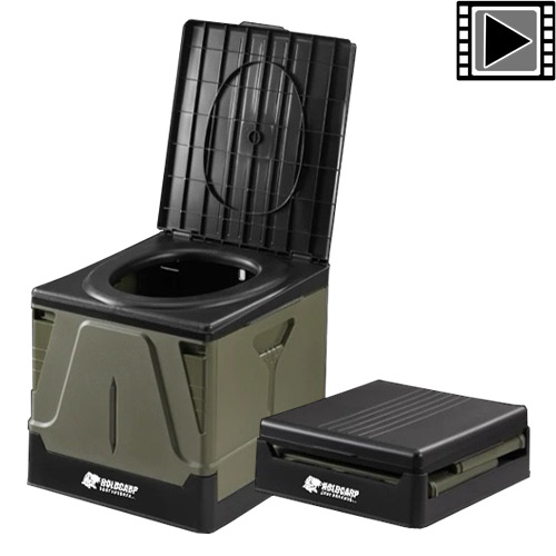 Toilettes Holdcarp XL avec 20 sacs + 5 poudres durcissantes