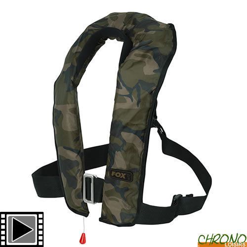 Giubbotto di salvataggio fox camo life jacket Chrono Carpe