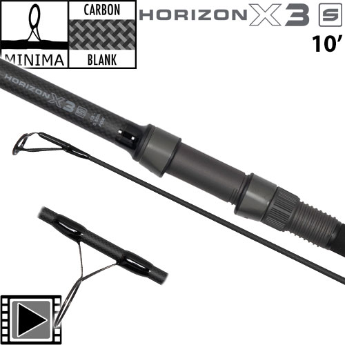 Fox Horizon X3 S 10' 3.5lbs Full Slim Shrink Rod | Chronocarp