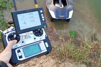 Bateau Amorceur Anatec Catamaran DL OAK Lithium 16A Brushless DE-SR07 X-Pilot - description 07