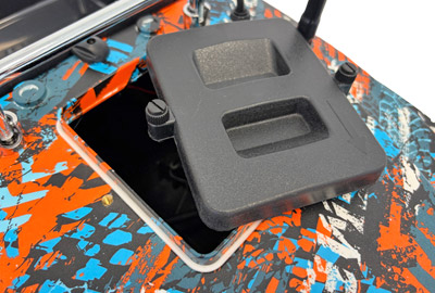 Bateau Amorceur CCarp Flash Boat Blue & Orange (Occasion) - description 12