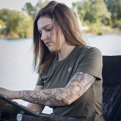 T-Shirt Korda Women Mandala Dark Olive - description 03