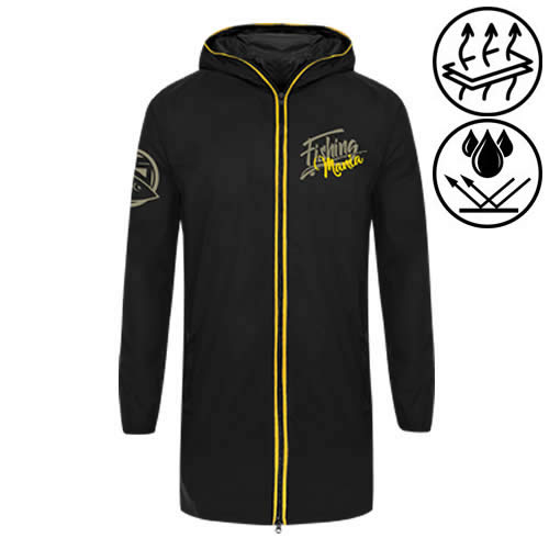 Parka imperméable zippée capuche