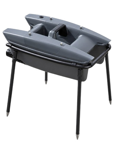 Support Bateau Bait Boat Pod Inox Noir pour Deeper Spark - description 01