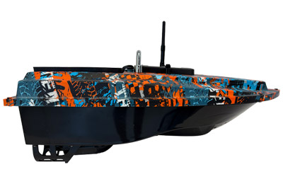 Bateau Amorceur CCarp Flash Boat Blue & Orange (Occasion) - description 02