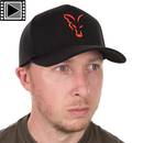 casquette-fox-collection-baseball-black-orange
