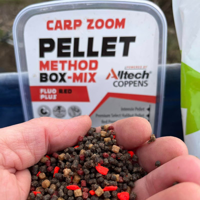 Pellets Carp Zoom Fluo Plus Method Box 500g Jaune - description 03