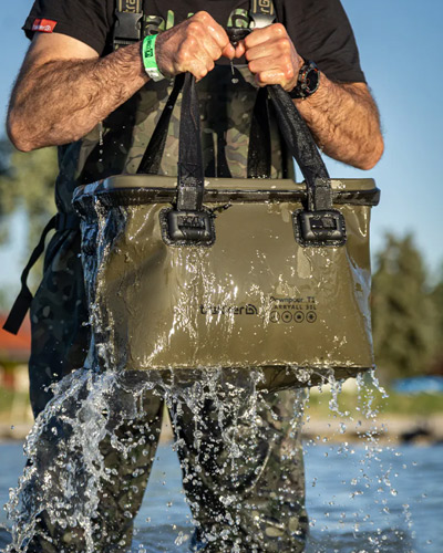 Sac Etanche Trakker Downpour T1 Green L (40L) - description 12
