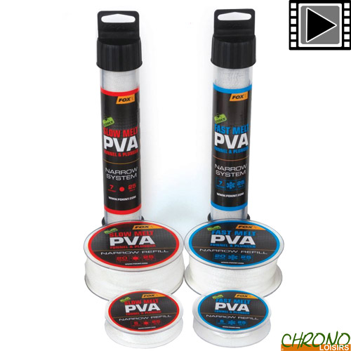 Realure Lot de 3 filets de pêche en PVA de 5 m - 25 mm/37 mm/44 mm de large - En maille PVA - Accessoires de pêche à la carpe - Avec
