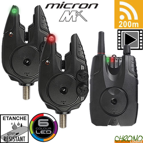 Fox micron mx 2 1 conjunto de detectores Chrono Carpe