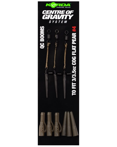 Système Plomb Korda Kit COG Boom QC Flat Pear - description 01