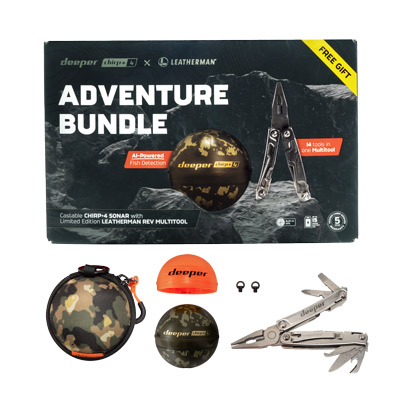 Sondeur GPS Deeper Chirp+ 4+ Outil Leatherman - description 18