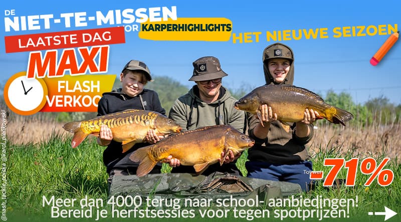 Het is weer tijd voor de karpers om naar school te gaan