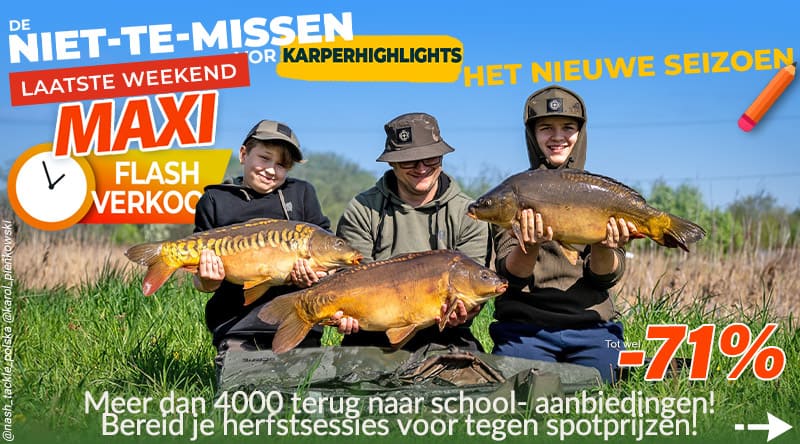 Het is weer tijd voor de karpers om naar school te gaan